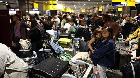 Travel chaos at UK airports as over 1,000 flights cancelled due to air traffic control issue