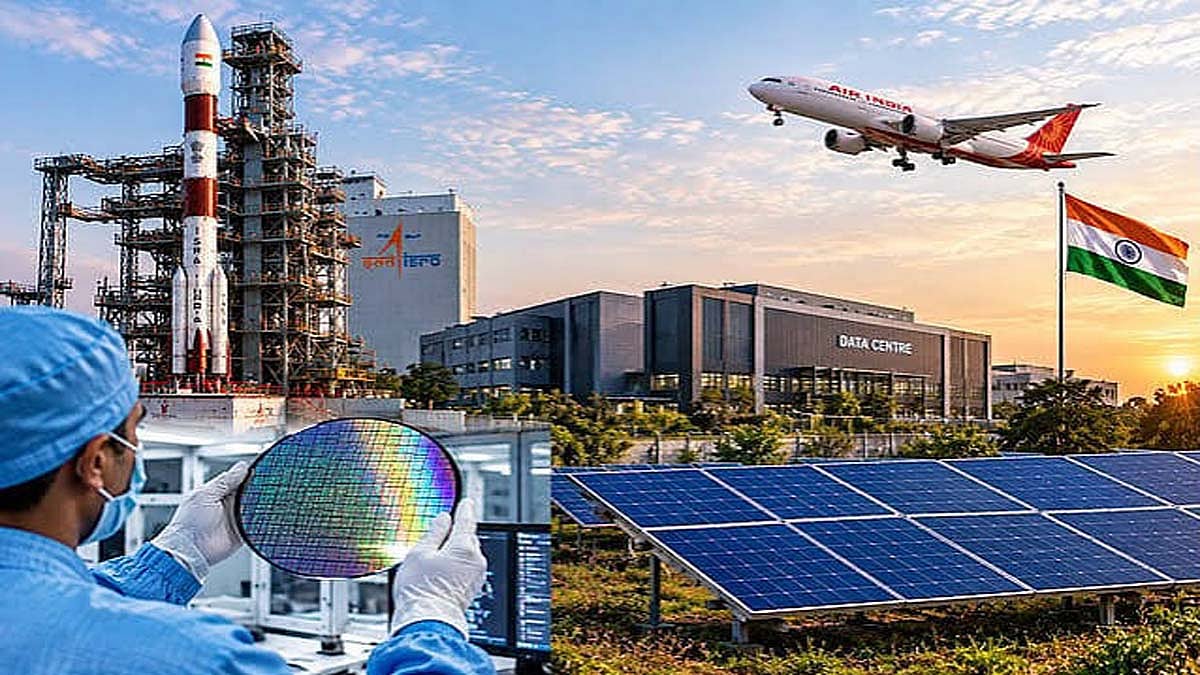 India's new industrial revolution takes shape across space, chips, data centres and solar