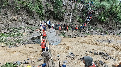 Landslides hit West Sikkim, SSB rescues residents 