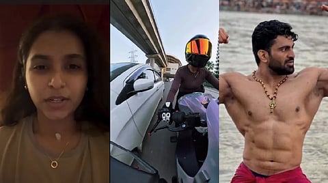 Gurugram hit-and-run case: Biker Sia (L) says Bainsla's  (R) arrest not enough, demands strict action