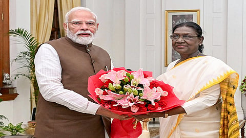 President Murmu greets PM Modi on birthday, says he set new benchmarks in governance