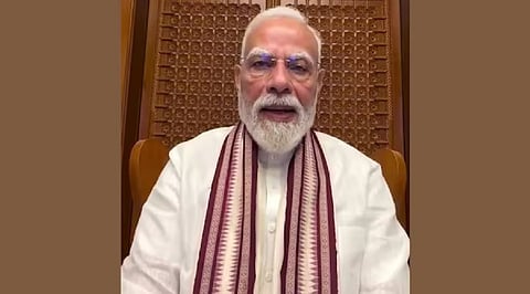 PM Modi expresses gratitude for special video set to the song 'Ashirwad Ka Diya