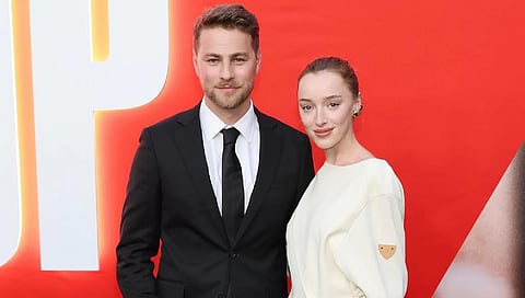 Actors Phoebe Dynevor (R) Cameron Fuller  (L) get married 