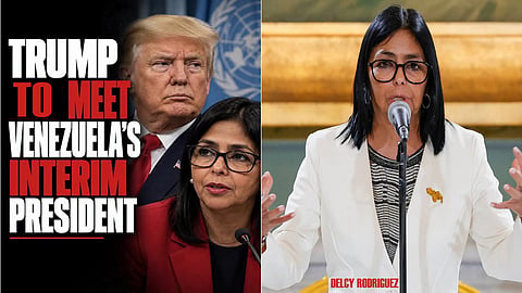 Trump to meet acting Venezuelan President Delcy Rodriguez in New York 