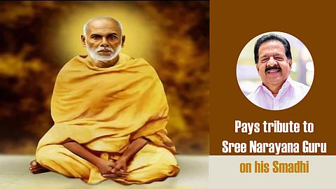 Minister Ramesh Chennithala pays tribute on his Samadhi day