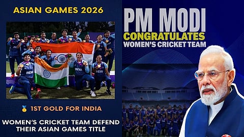 For clinching gold at Asian Games