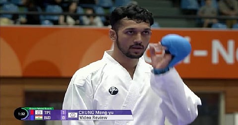 Bhatt loses bronze medal playoff in karate