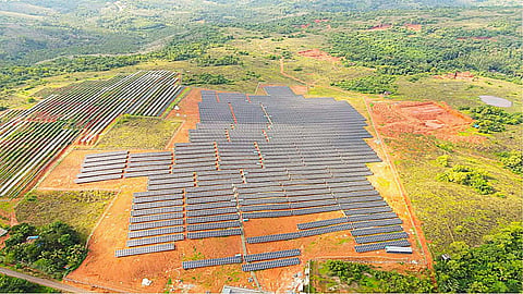  10 MW solar power project commissioned by Aster DM Quality Care in partnership with Oyster Renewable Energy Pvt Ltd for Aster Medcity