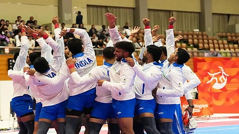 Indian men retain kabaddi title at Asian Games