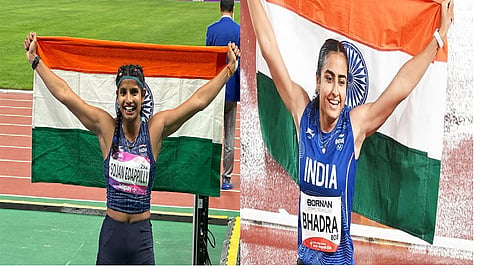 Sarvesh Kushare and Ancy Sojan win silver, Harita Bhadra bags bronze