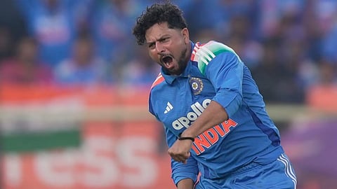 Kuldeep's four-for helps India tide over Greaves' hundred to restrict WI to 295/7