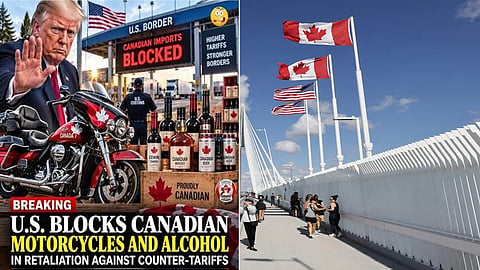 From motorcycles to booze, US ban on USD 1 billion worth of Canadian imports 