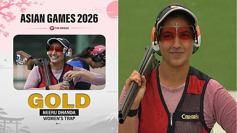 Neeru strikes first-ever women's trap gold at Asian Games