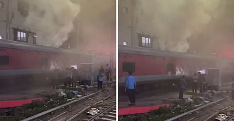 Fire erupts in pantry car of empty train rake in Mumbai rail yard; no casualties 
