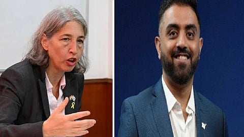 Israel Consul General to South India, Orli Weitzman and  Indian pilot Captain Smit Machchhar