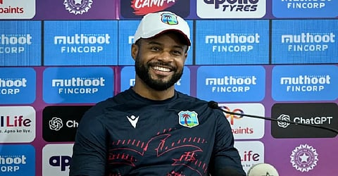 West Indies skipper Shai Hope 