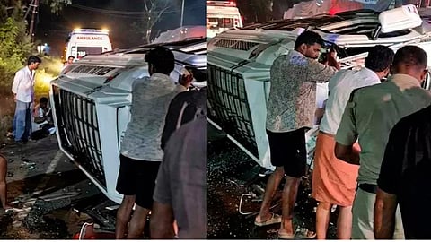 Tourist van overturns in Kerala's Wayanad, killing two