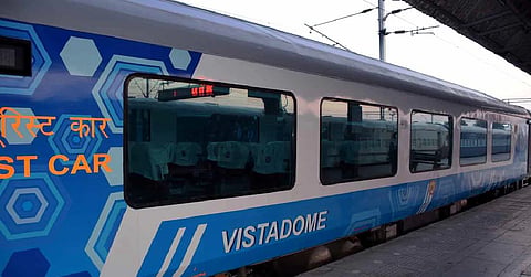 Southern Railway introduces Vistadome coach on Madurai–Guruvayur Express