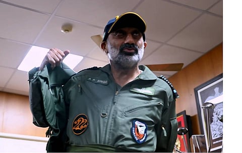IAF chief takes 'last sortie in uniform' near Hyderabad, flies Kiran aircraft