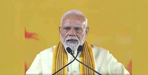 All institutions, political parties should unite for national interest: PM Modi