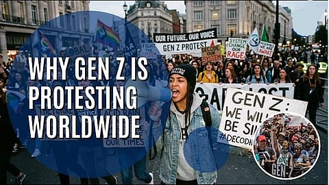 Youth protests across Europe