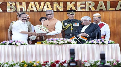 Om Prakash Mathur sworn in as 29th Governor of Keralam.