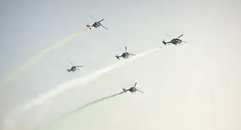 PM Modi watches as fighter jets roar across Varanasi skies at IAF air show