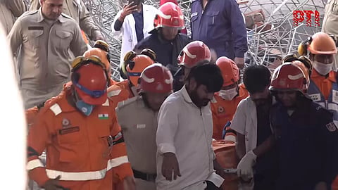 2 bodies recovered during rescue operation after house collapse in northeast Delhi 