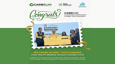 KSUM-backed Keralam startup Carbelim secures Rs 10 cr investment 