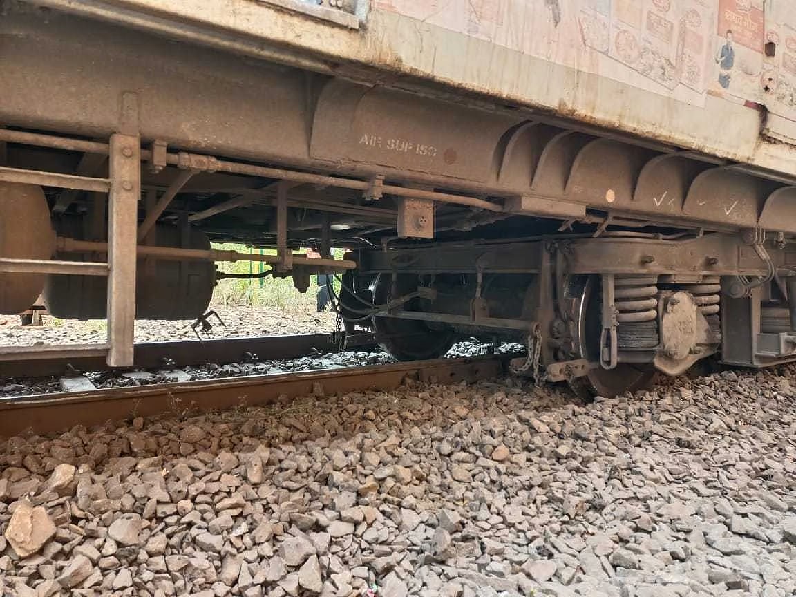 Landslide derails locomotive in southern Keralam, train services restored