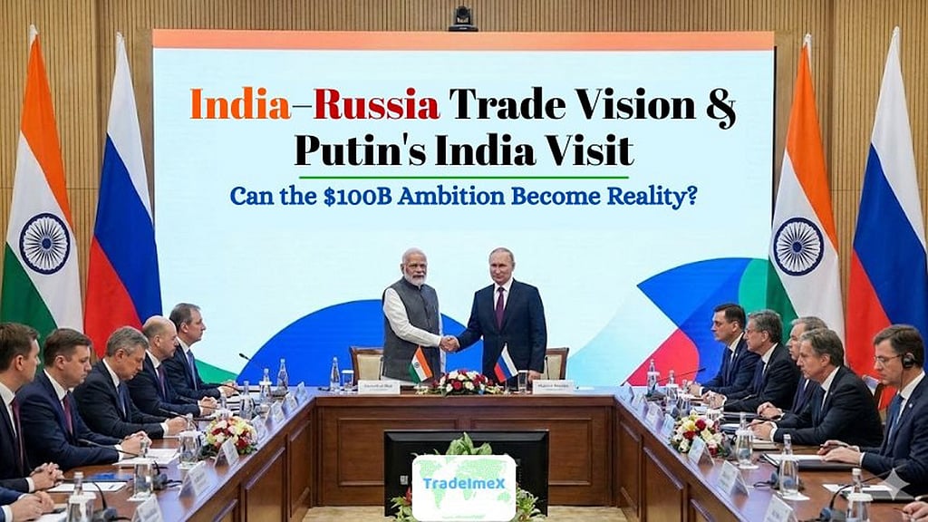 Modi Gold Modi, Putin direct officials to expand cooperation, target USD 100 bn trade