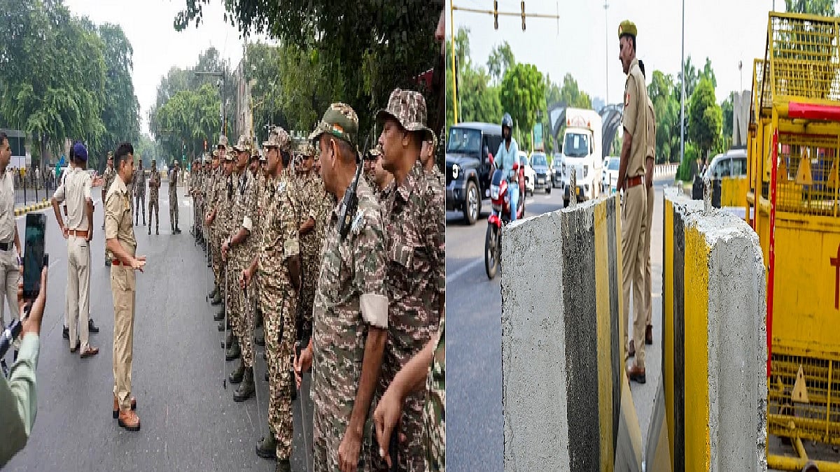 New Delhi turns khaki, waves of barricades line streets ahead of CJP ...