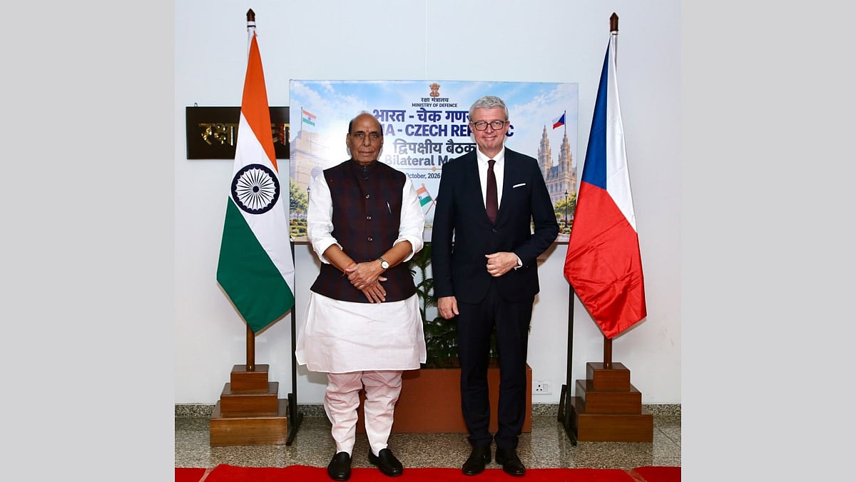 Rajnath holds talks with Czech deputy prime minister