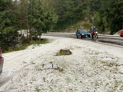 Se determina helada cuando el termómetro desciende a los 0 grados o menos