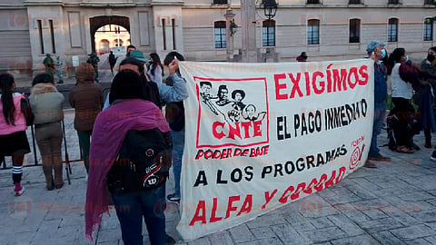 CNTE no define aún voto de castigo a Morena rumbo a 2027