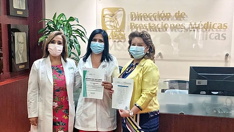 La titular de la Representación del Instituto en Guerrero, doctora Josefina Estrada Martínez, indicó que se tuvo una calificación de 9.81 gracias al esfuerzo del personal 
