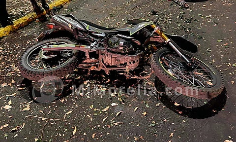 Derrape de moto deja 2 muertos en la avenida Camelinas de Morelia 