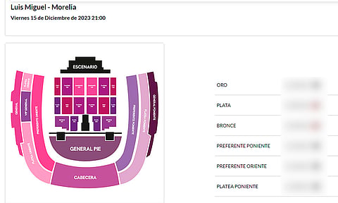 En estas zonas del estadio Morelos ya están agotados los boletos para Luismi