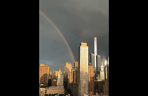 Arcoíris se postra en NY mientras se honraba a las víctimas del ataque a las Torres Gemelas [VIDEO]