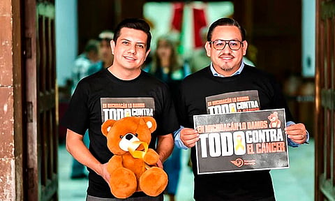 Proponen Oscar Escobar y Víctor Manríquez atención universal y gratuita a niños con cáncer