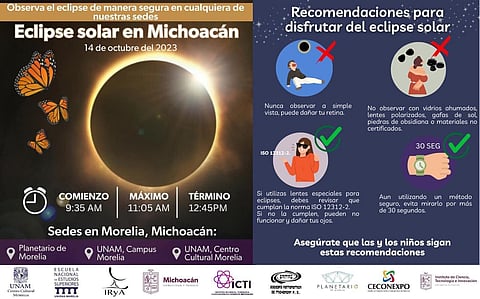 Atiende estas recomendaciones para observar el eclipse solar: SSM