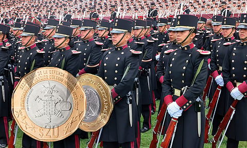 Lanzan moneda conmemorativa por Bicentenario del Heroico Colegio Militar