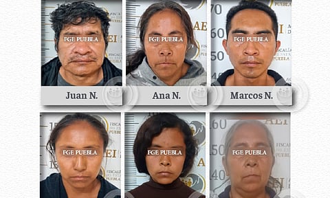 Abuelos, padre y madrastra detenidos por asesinar a golpes a niña en Puebla