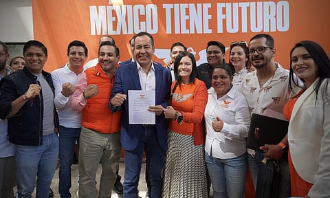 Carlos Herrera se registró como precandidato al Senado de la República