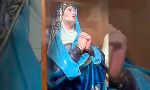 ¿Milagro? Virgen de los Dolores llora en El Chanal, Colima [VIDEO]
