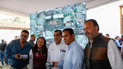 Inauguran sistema de Vigilancia en Pátzcuaro 