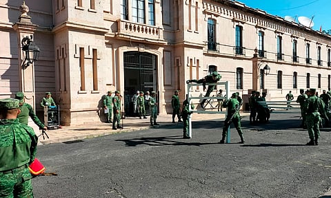 En Morelia, Ejército y GN se preparan para desfile de la Revolución Mexicana