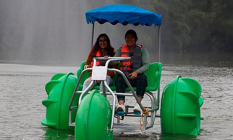 Aventúrate a navegar en el lago del  zoo de Morelia