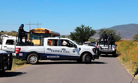 SSP mantiene recorridos de vigilancia, para garantizar paz en Tinaja de Vargas, Tanhuato