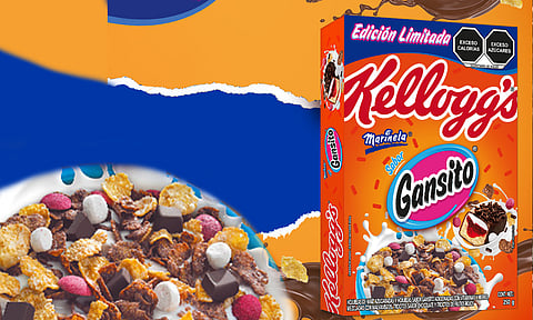 Kellogg’s lanza cereal sabor Gansito por poco tiempo